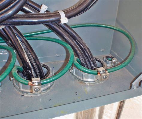 improperly grounded junction box|aluminum grounding errors.